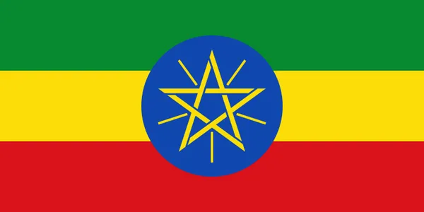 Flaga państwa ETIOPIA