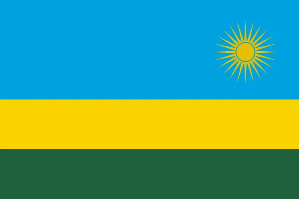 Flaga państwa RWANDA