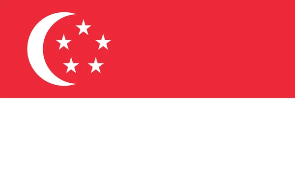 Flaga państwa SINGAPUR