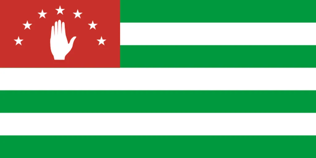 Flaga kraju ABCHAZJA