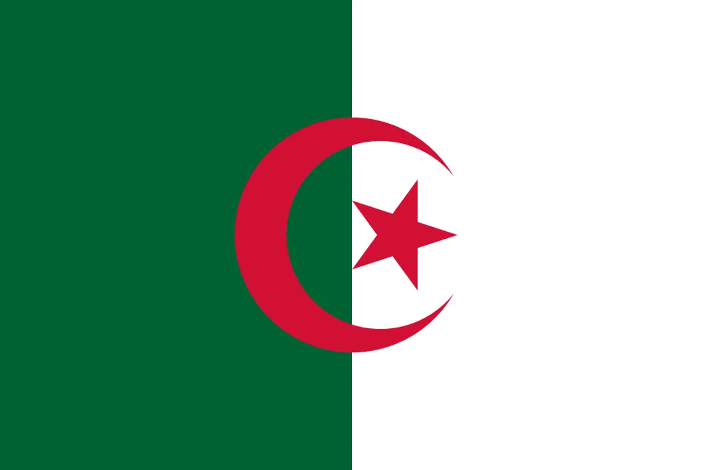 Flaga kraju ALGIERIA