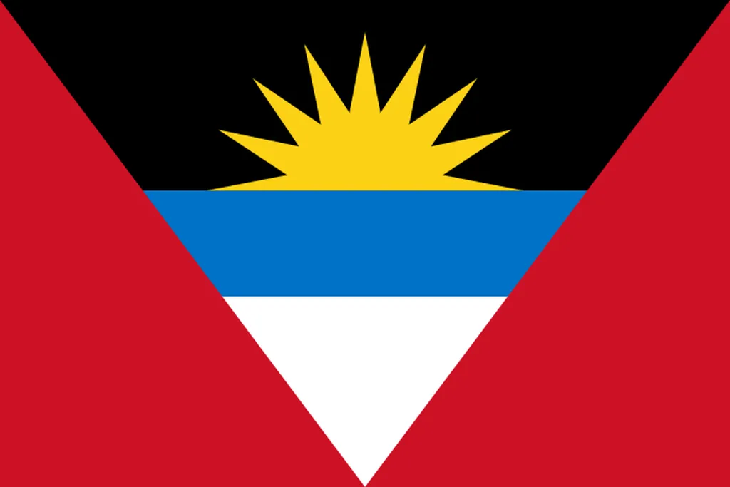 Flaga kraju ANTIGUA I BARBUDA