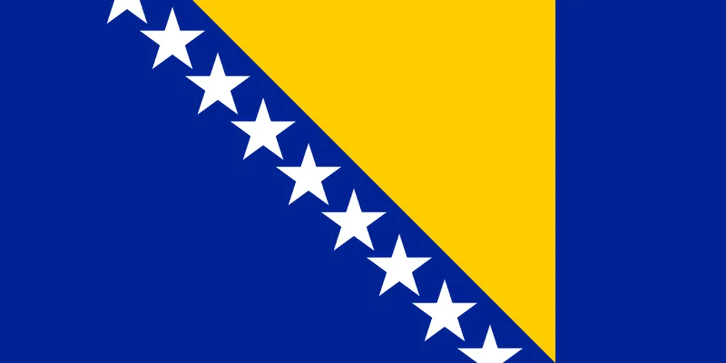 Flaga kraju BOŚNIA I HERCEGOWINA