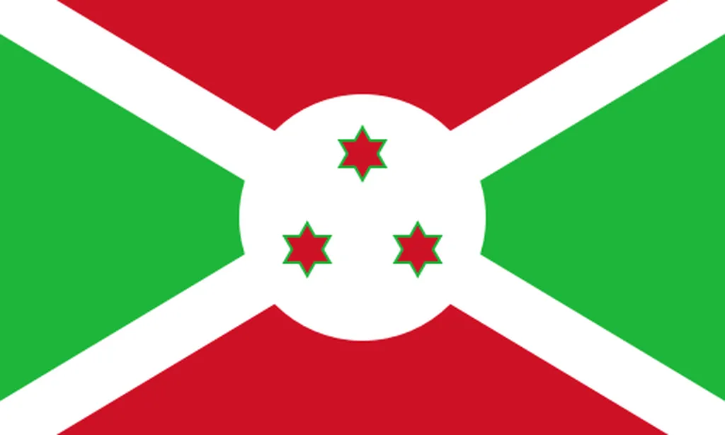 Flaga kraju BURUNDI