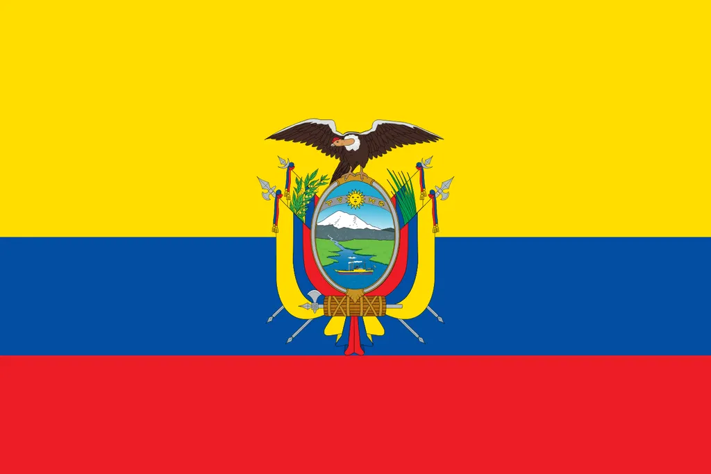 Flaga kraju EKWADOR