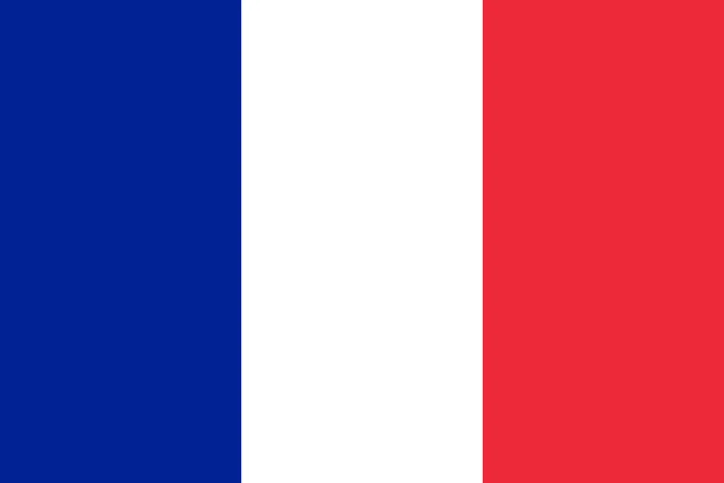 Flaga kraju FRANCJA