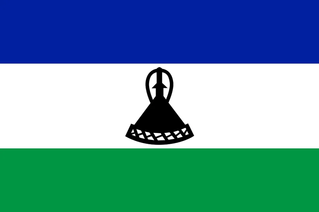 Flaga kraju LESOTHO