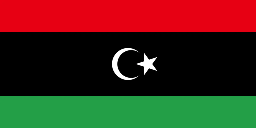 Flaga kraju LIBIA