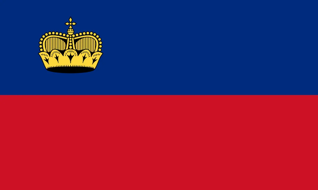Flaga kraju LIECHTENSTEIN