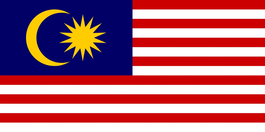 Flaga kraju MALEZJA