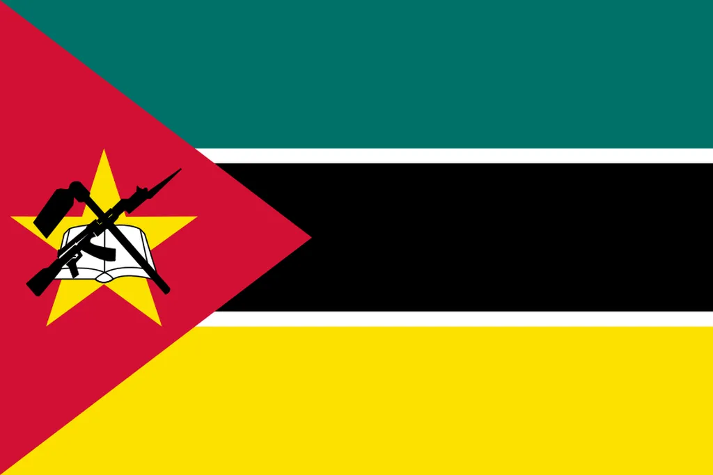 Flaga kraju MOZAMBIK