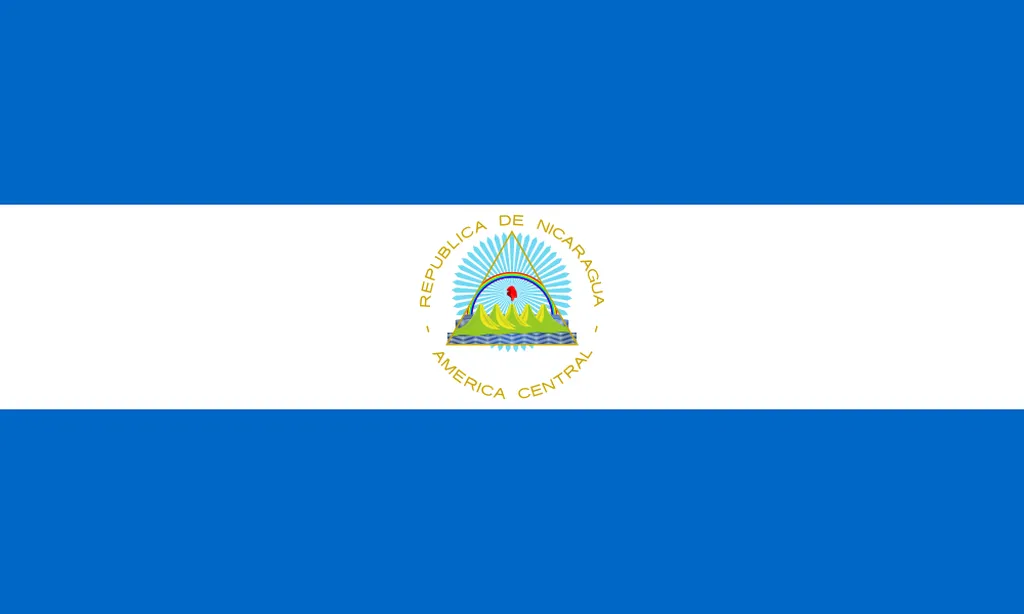 Flaga kraju NIKARAGUA