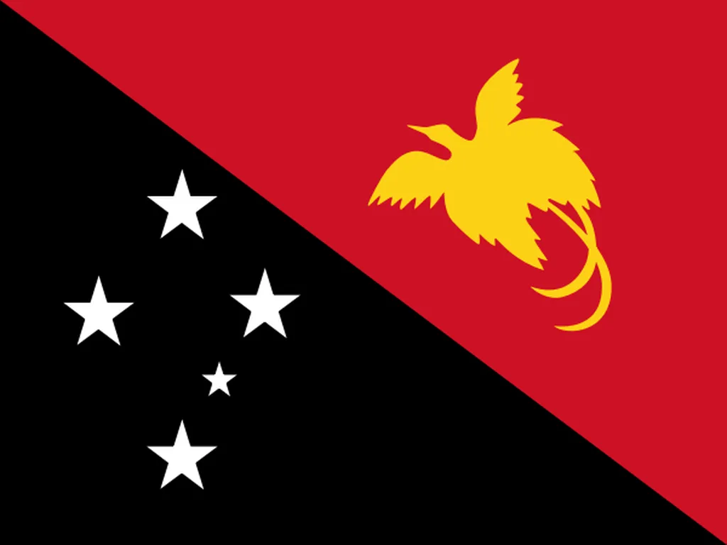 Flaga kraju PAPUA NOWA GWINEA