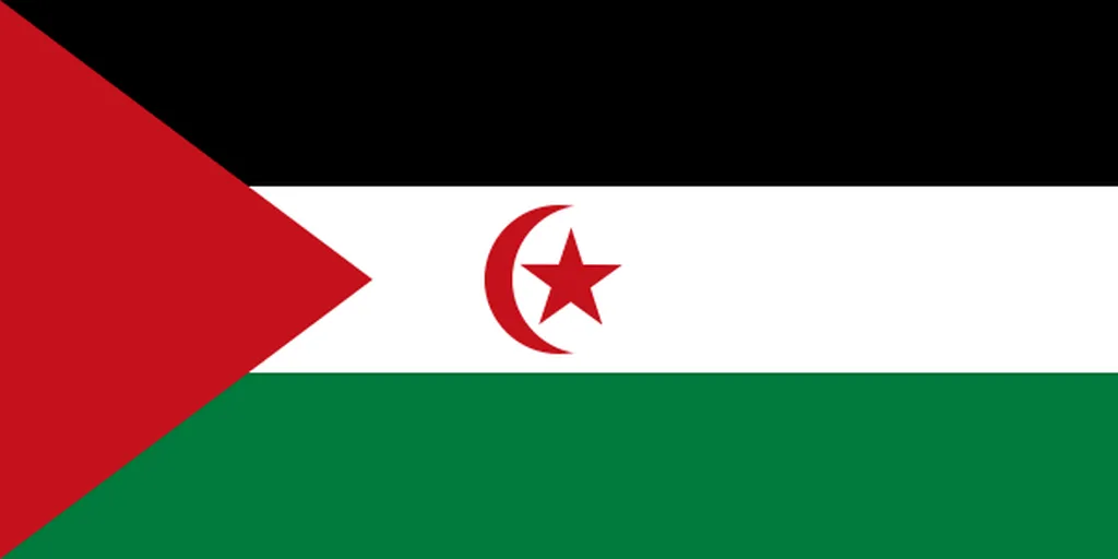 Flaga kraju SAHARA ZACHODNIA