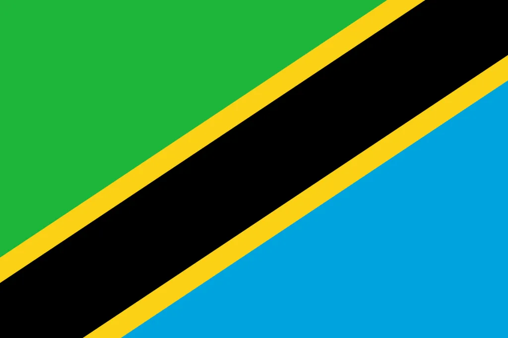 Flaga kraju TANZANIA