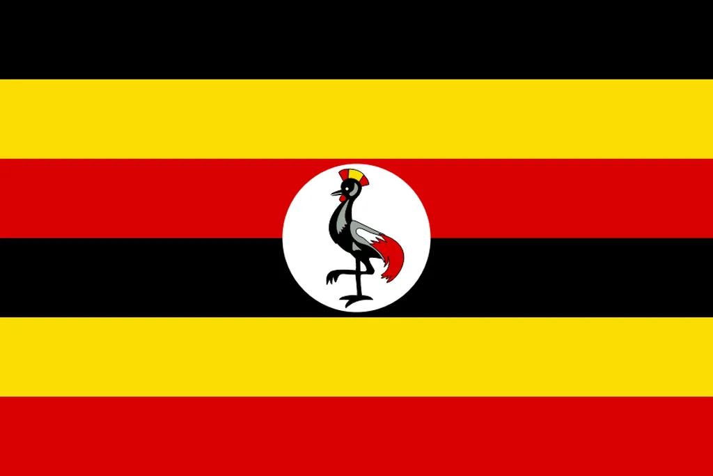 Flaga kraju UGANDA