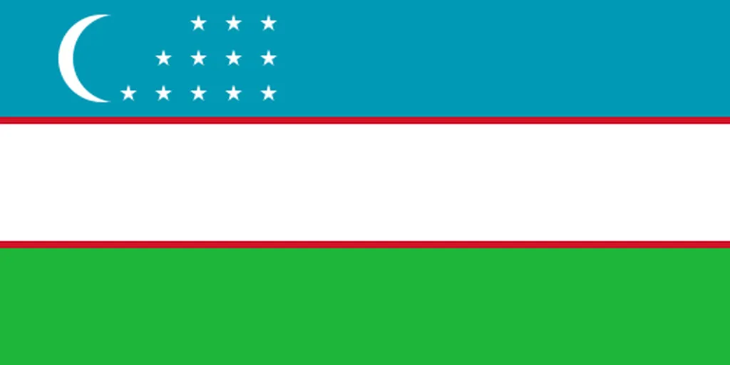 Flaga kraju UZBEKISTAN