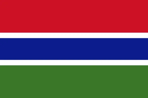 Flaga państwa GAMBIA