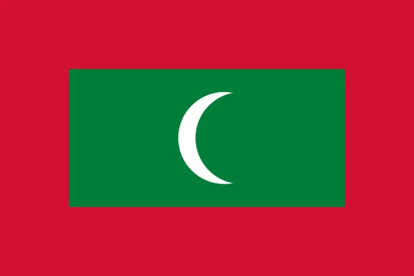 Flaga państwa MALEDIWY