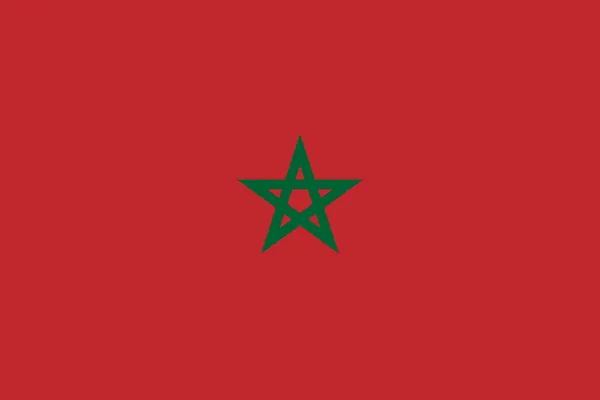 Flaga państwa MAROKO