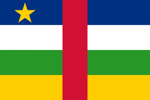Flaga państwa REPUBLIKA ŚRODKOWOAFRYKAŃSKA