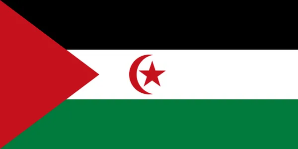 Flaga państwa SAHARA ZACHODNIA