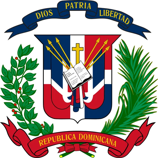 Godło kraju DOMINIKANA