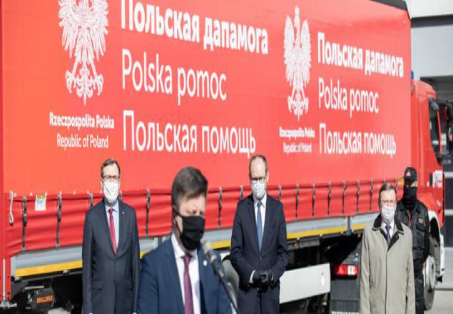 Polska wspiera Białoruś w walce z koronawirusem