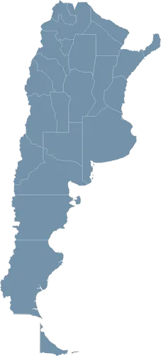 Mapa państwa ARGENTYNA
