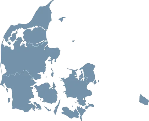 Mapa państwa DANIA