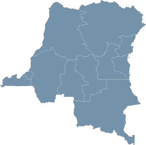 Mapa państwa DEMOKRATYCZNA REPUBLIKA KONGA