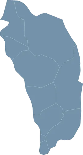 Mapa państwa DOMINIKA