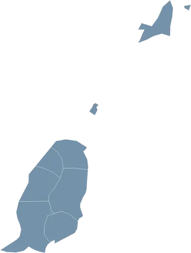 Mapa państwa GRENADA