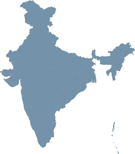 Mapa państwa INDIE