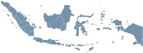 Mapa państwa INDONEZJA