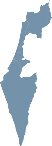 Mapa państwa IZRAEL