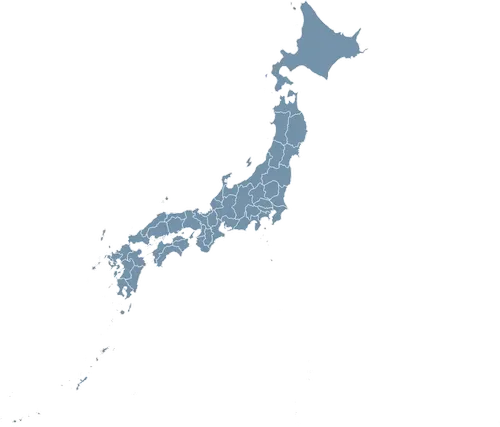 Mapa państwa JAPONIA