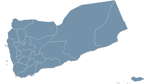 Mapa państwa JEMEN
