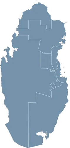 Mapa państwa KATAR