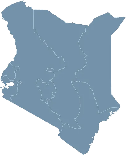 Mapa państwa KENIA