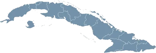 Mapa państwa KUBA