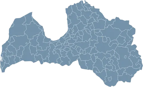 Mapa państwa ŁOTWA