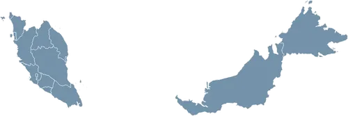 Mapa państwa MALEZJA