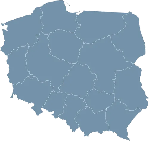 Mapa państwa POLSKA