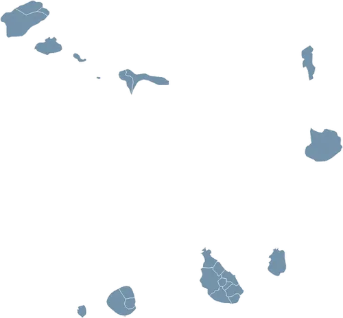 Mapa państwa REPUBLIKA ZIELONEGO PRZYLĄDKA