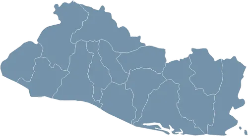 Mapa państwa SALWADOR