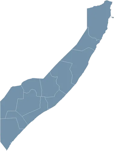 Mapa państwa SOMALIA