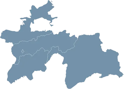 Mapa państwa TADŻYKISTAN