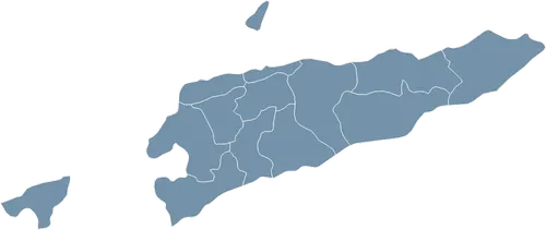 Mapa państwa TIMOR WSCHODNI